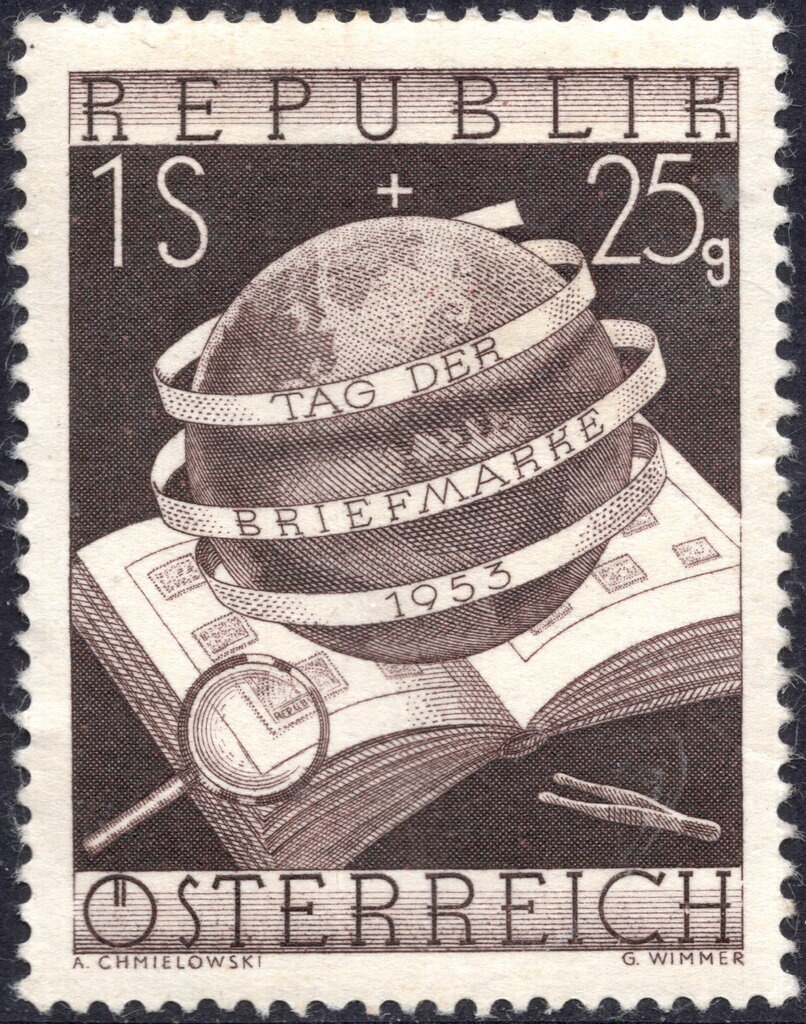 Overprint German stamp Hitler