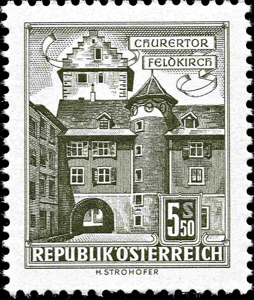 Austrian eagle rising from the flames