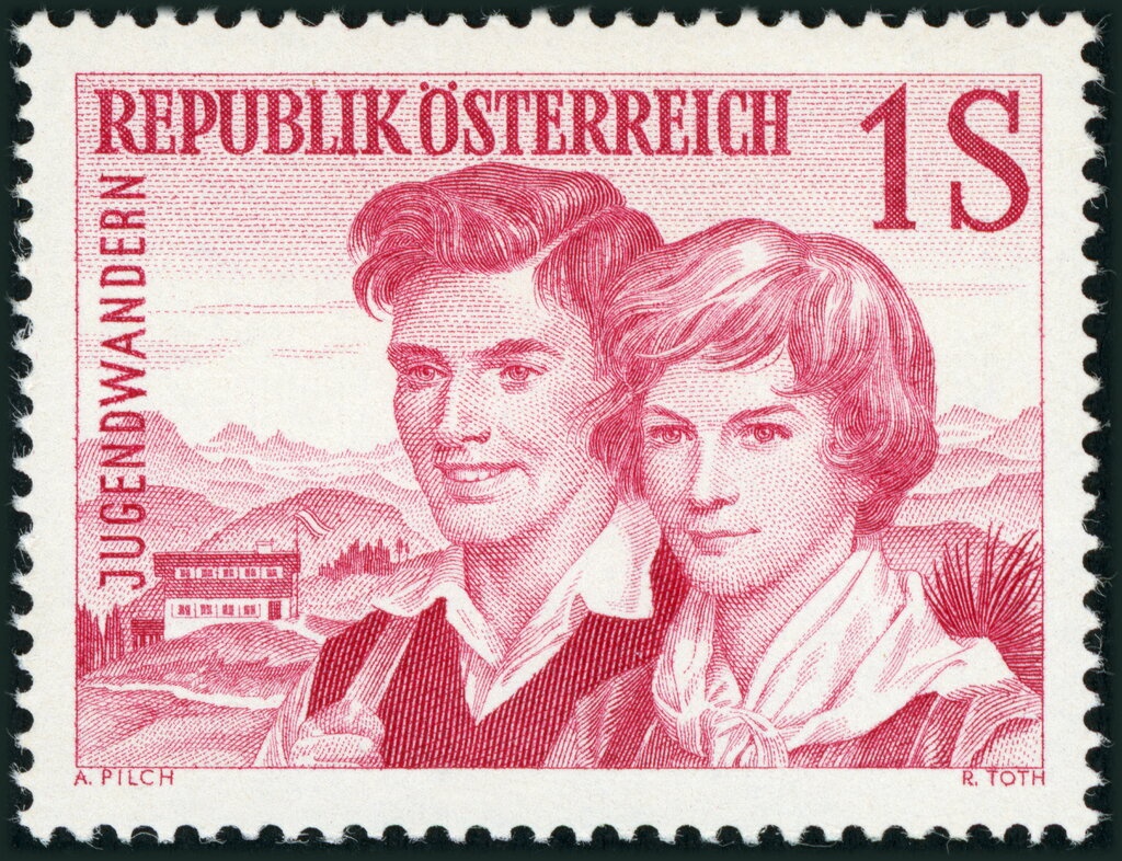 Overprint German stamp Hitler