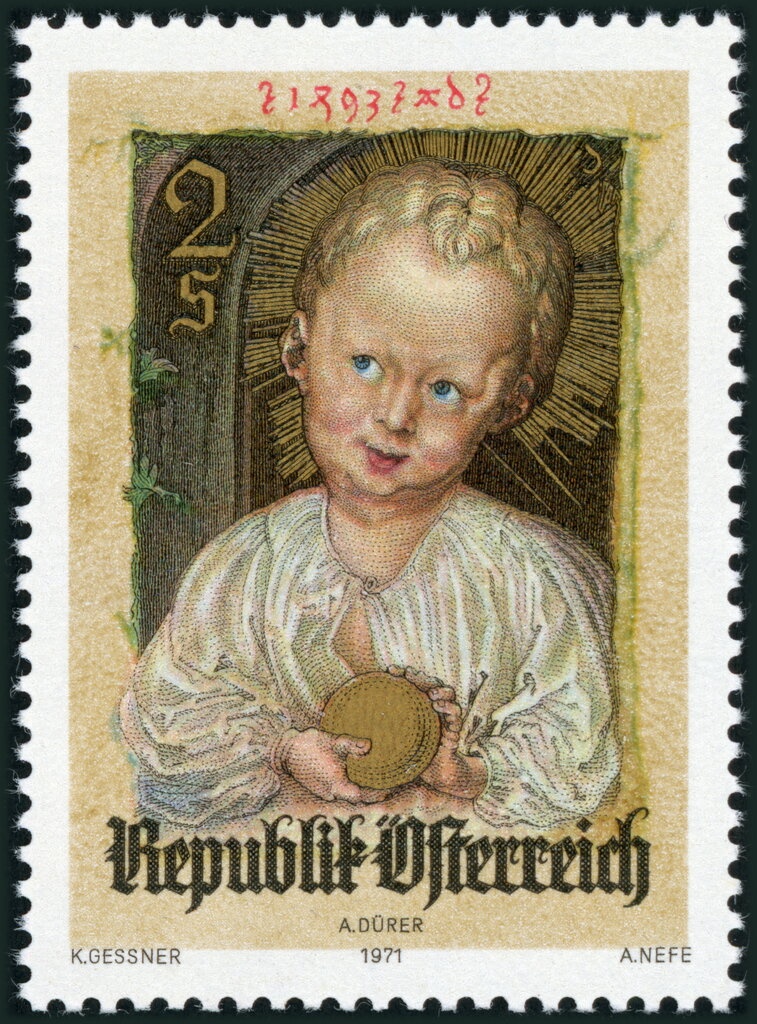 Overprint German stamp Hitler