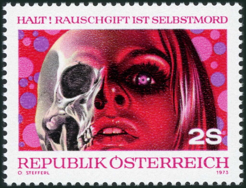 Overprint German stamp Hitler