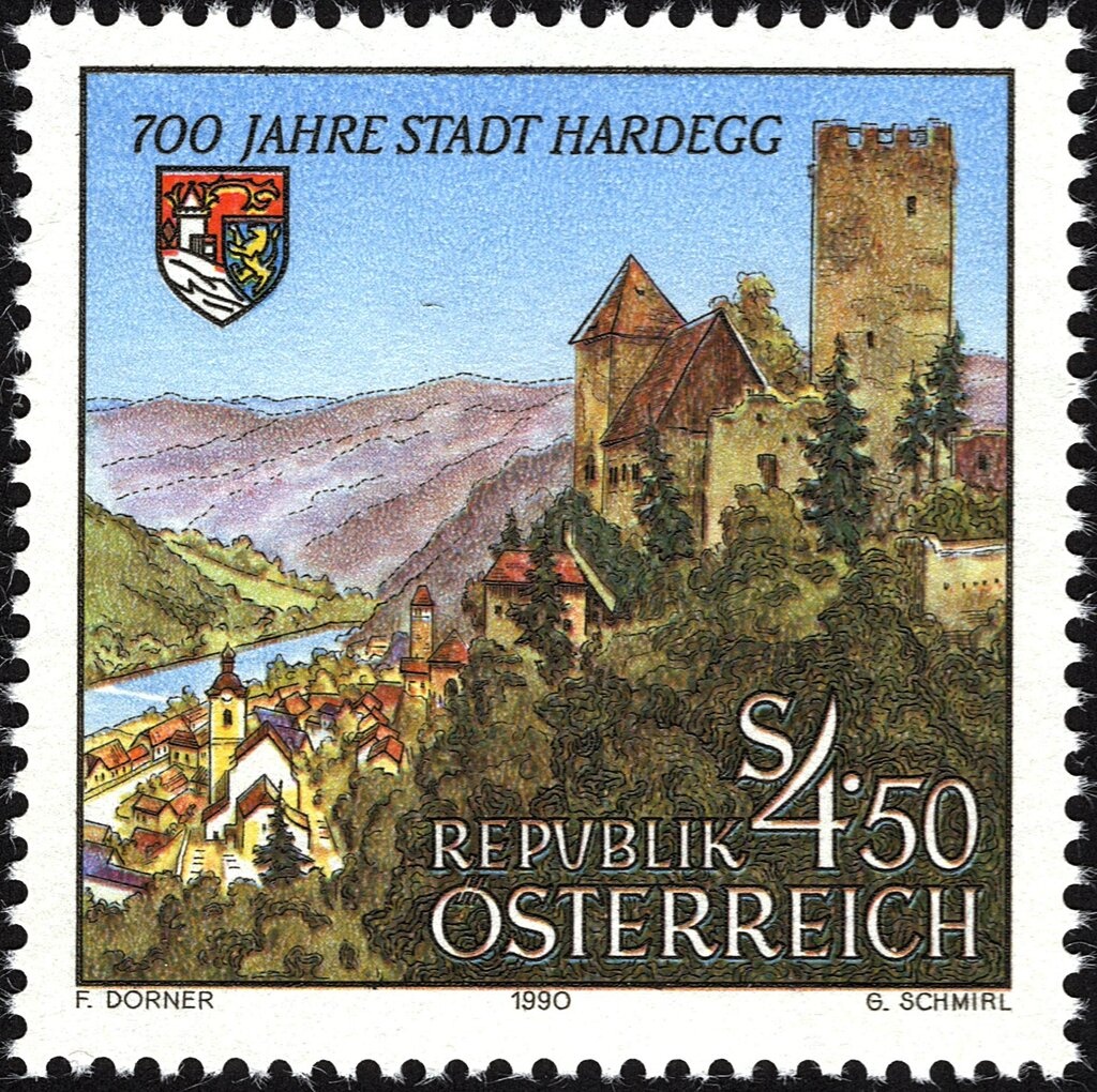 Aircraft over sailing boats on the Attersee