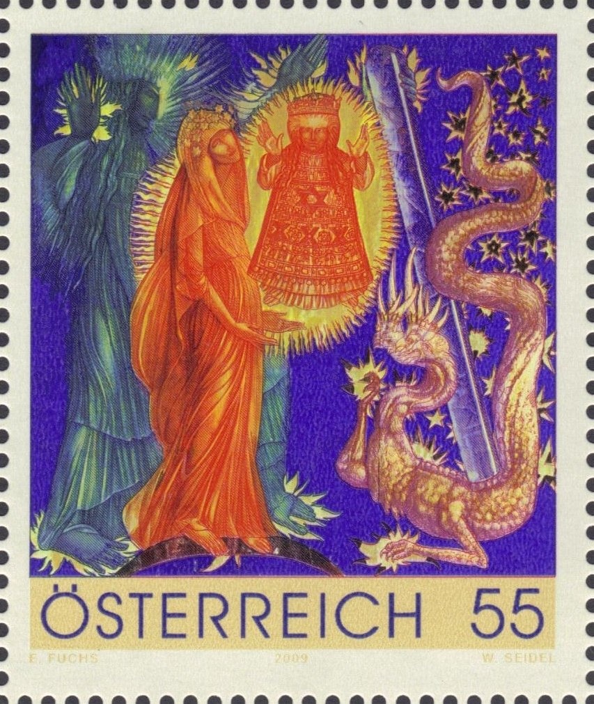 "The Postmaster" lithography (1841) by Carl Schustler