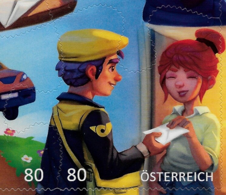 Digit in square frame