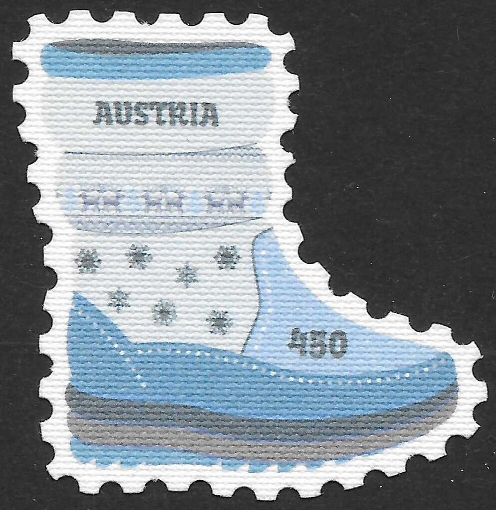 Digit in octogon with overprint