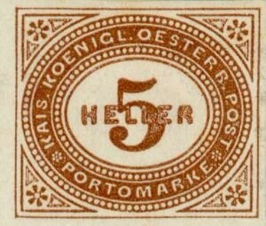 Digit in octogon with overprint