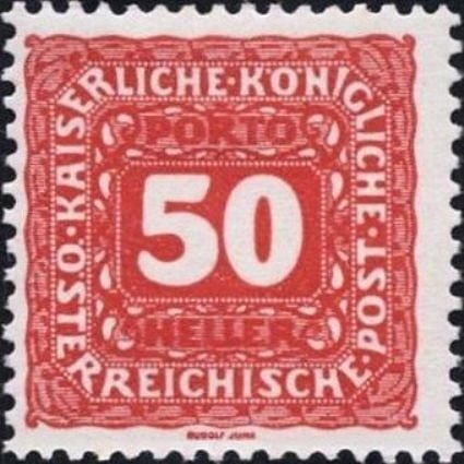 Digit in square frame