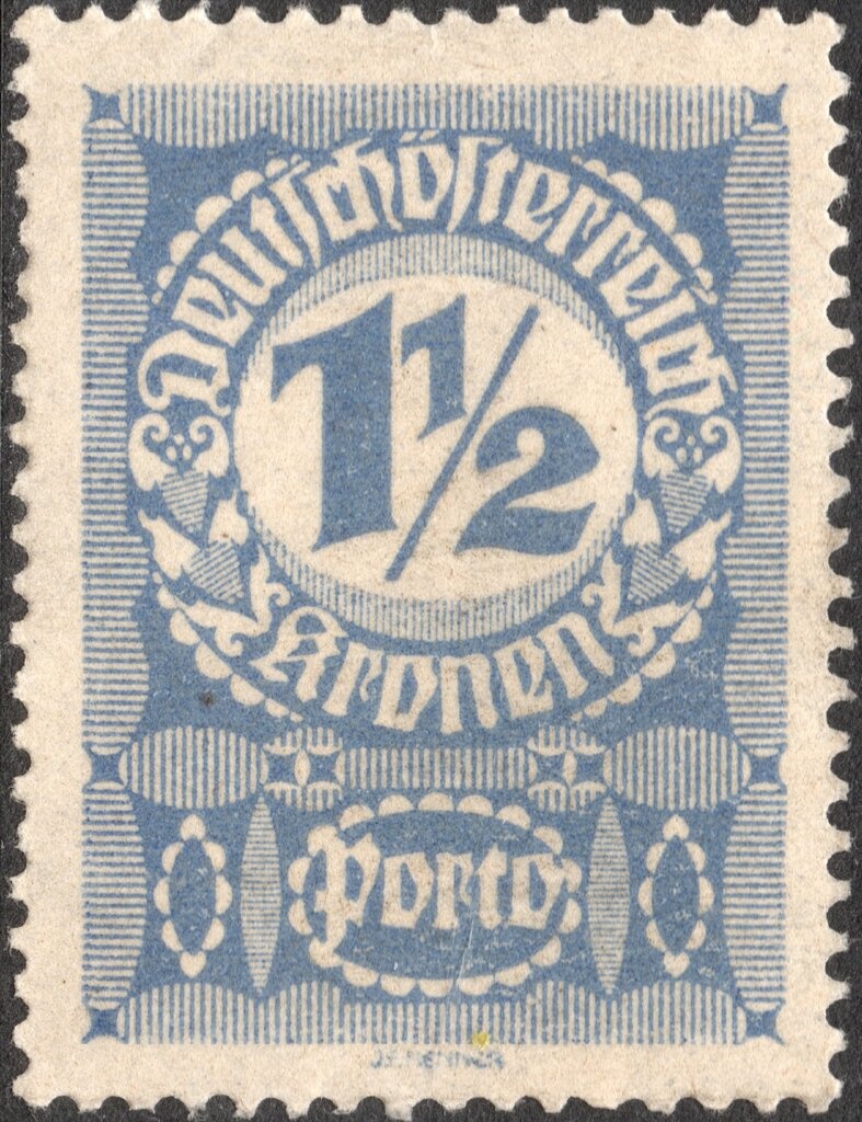 Digit in square frame