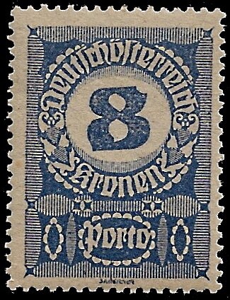 Posthorn overprinted "PORTO"