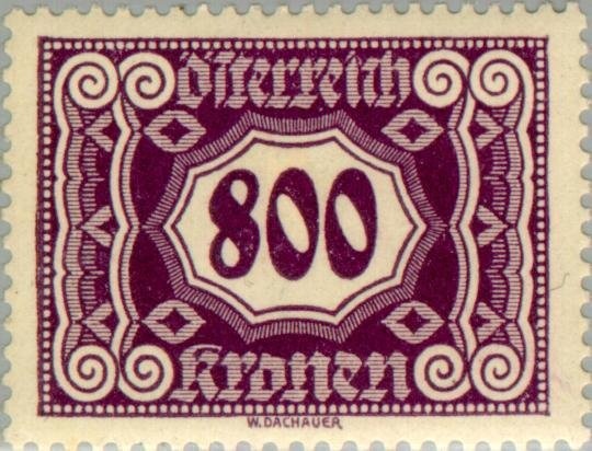 Digit in square frame