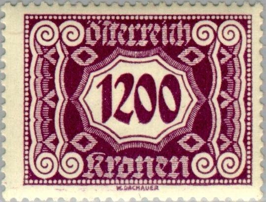 Digit in square frame