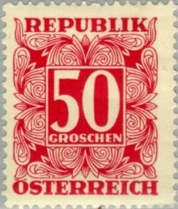 Digit in octogon with overprint