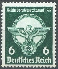 Digit in square frame