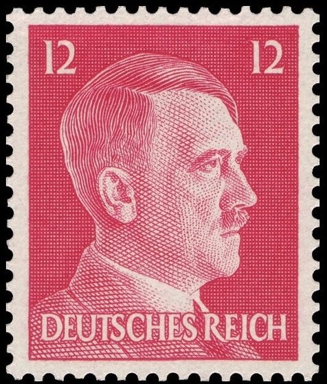 Digit in octogon with overprint