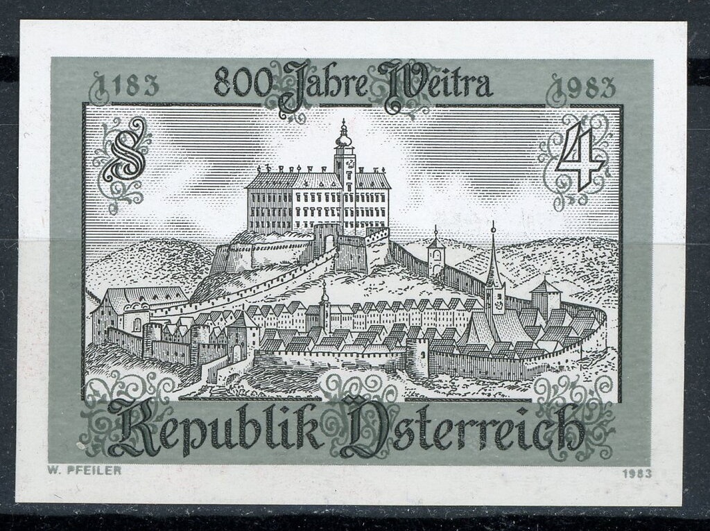 Digit in octogon with overprint