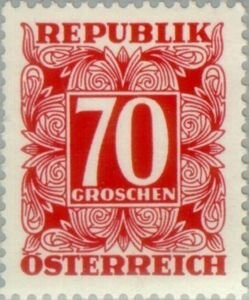 Digit in octogon with overprint