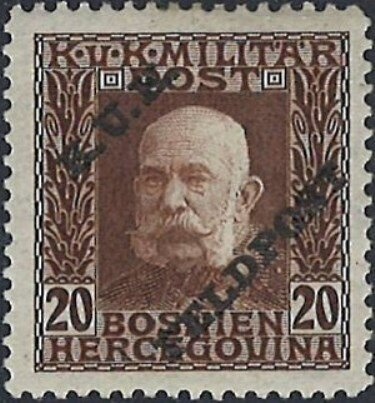 Digit in square frame