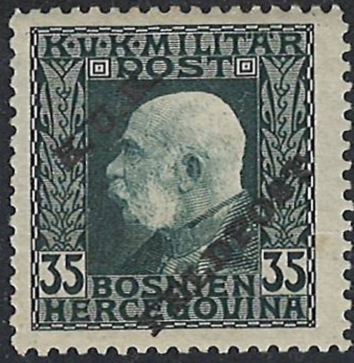 Posthorn overprinted "PORTO"
