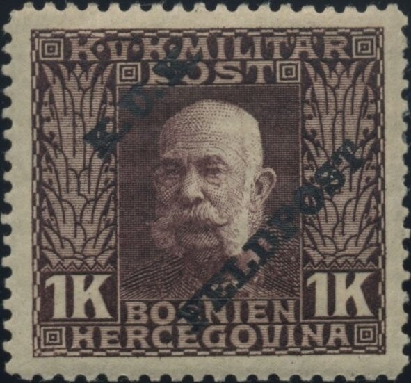 Digit in square frame