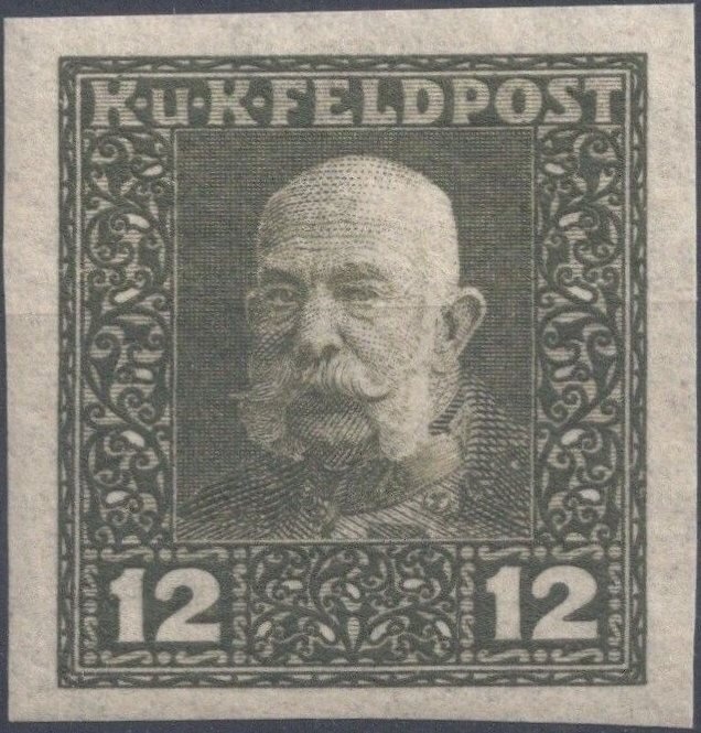 Digit in octogon with overprint