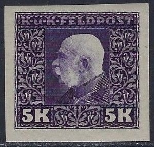 Digit in octogon with overprint