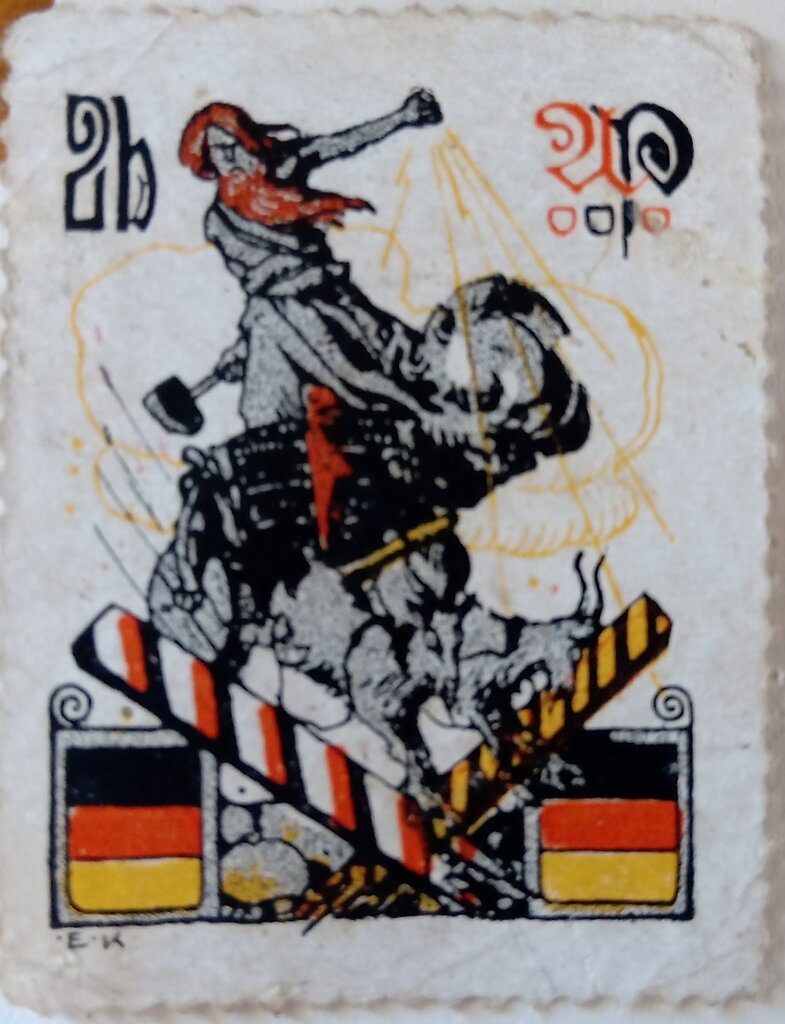 Digit in square frame