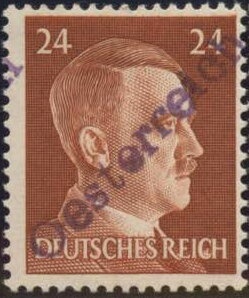 Digit in square frame