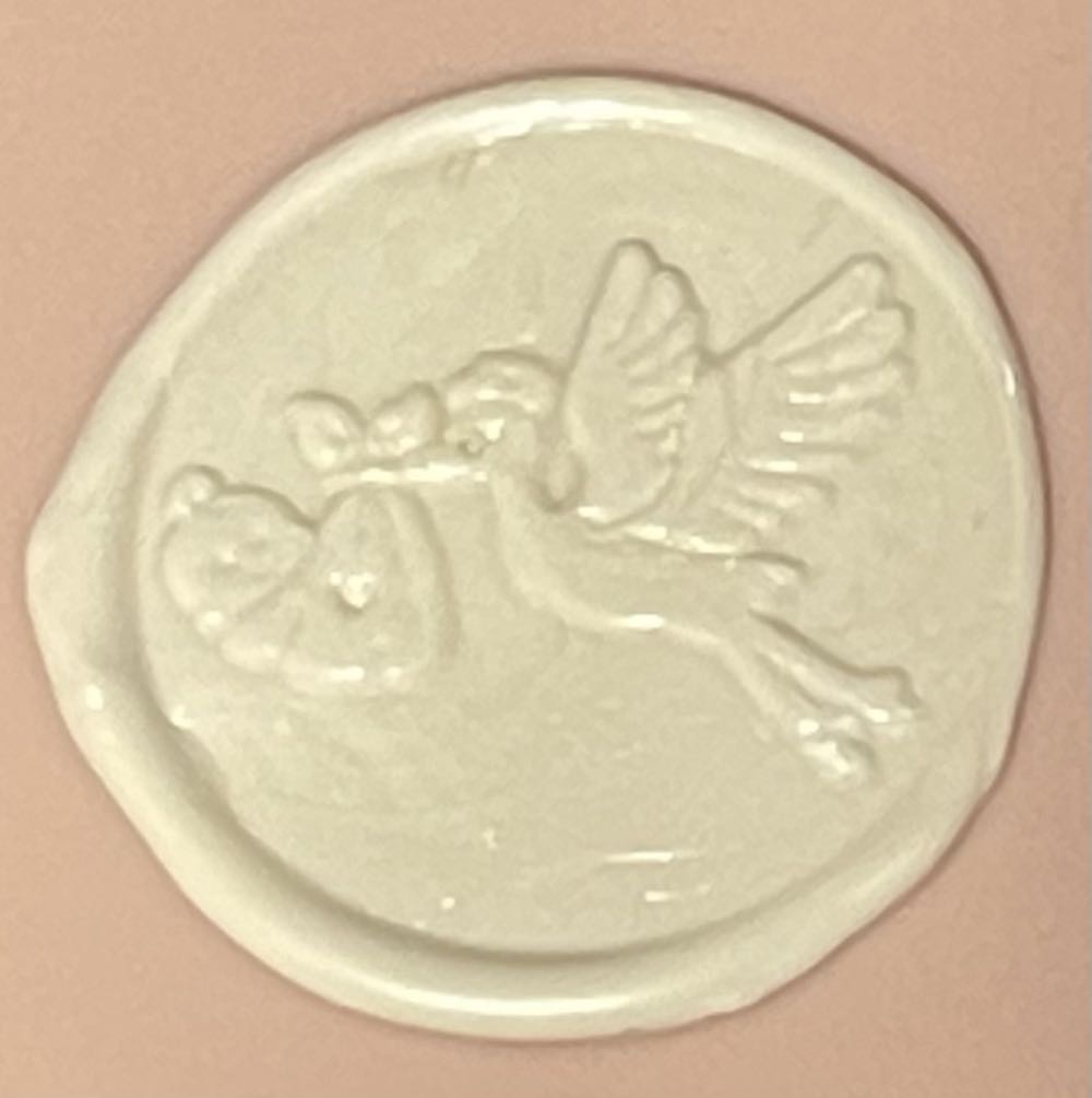 Stork Delivery  stamp collectible - Main Image 2