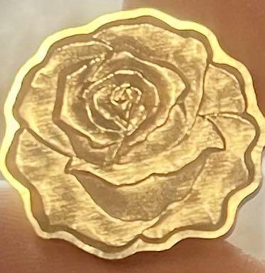 Rose In Bloom 3d  stamp collectible - Main Image 2