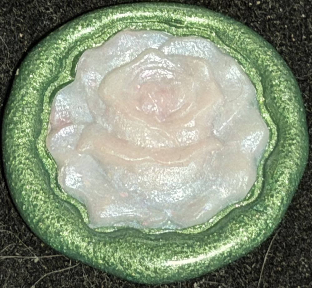 Rose In Bloom 3d  stamp collectible - Main Image 3