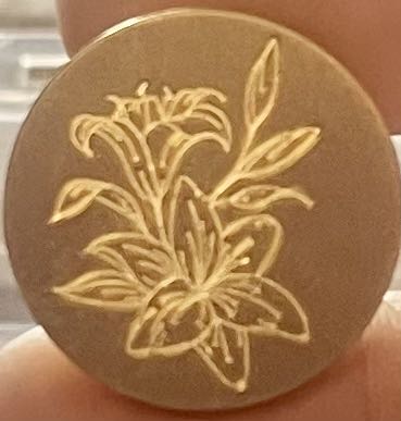 Lilies in Bloom  stamp collectible - Main Image 2