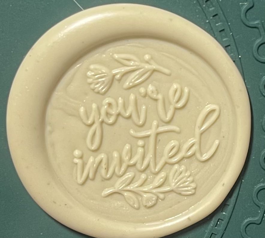 Floral You’re Invited  stamp collectible - Main Image 2