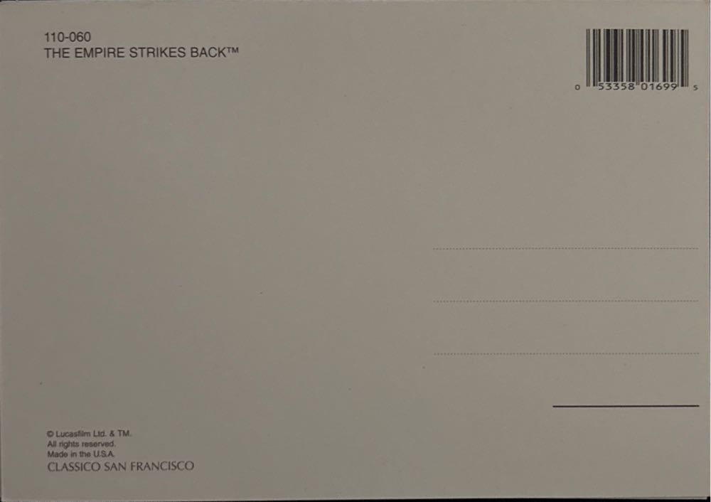 Star Wars Empire Strikes Back Post Card  stamp collectible - Main Image 2