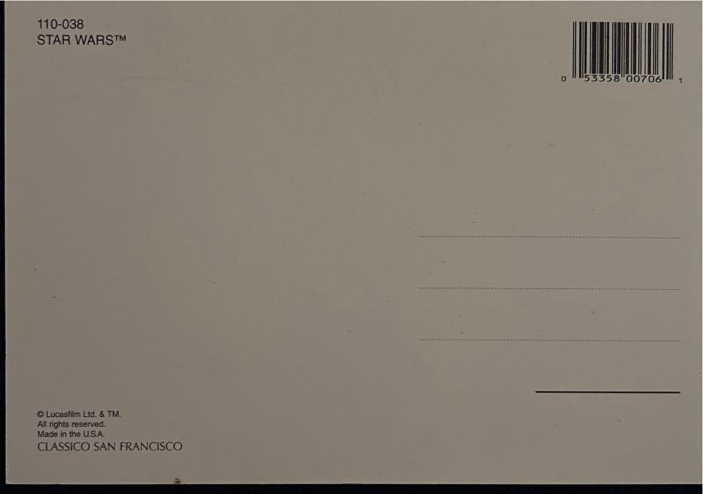 Star Wars A Long Time Ago In A Galaxy Far, Far Away Post Card  stamp collectible - Main Image 2