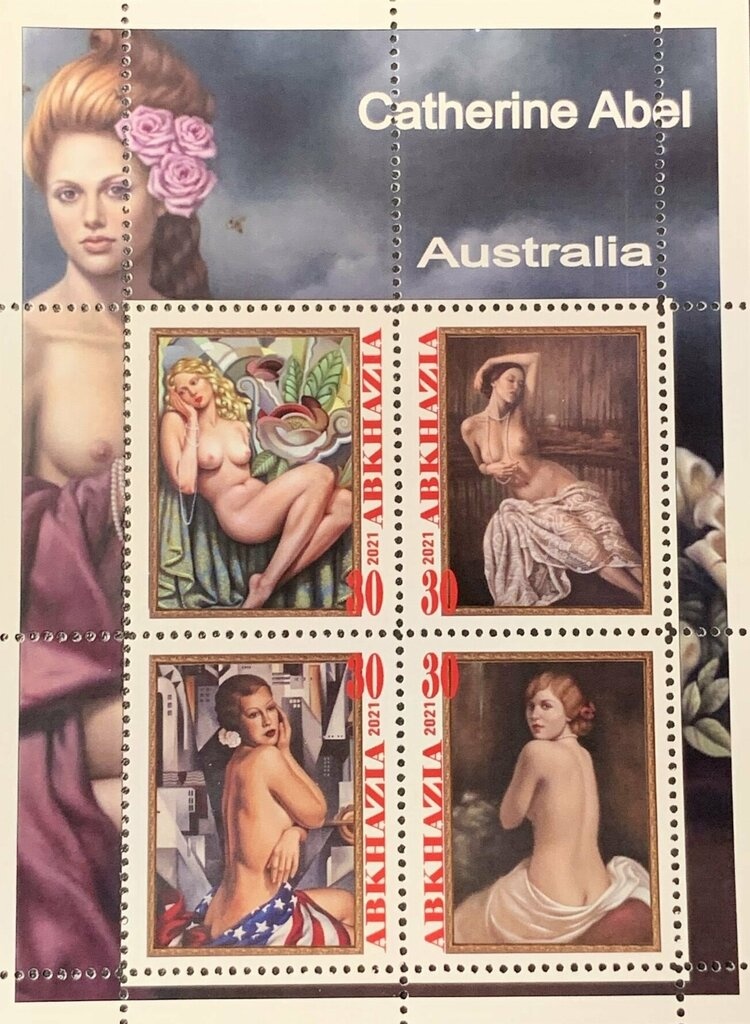 Portrait of the president Vladislav Ardzinba (1945-2010)