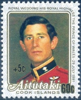 Prince Andrew and Miss Sarah Ferguson, surcharged