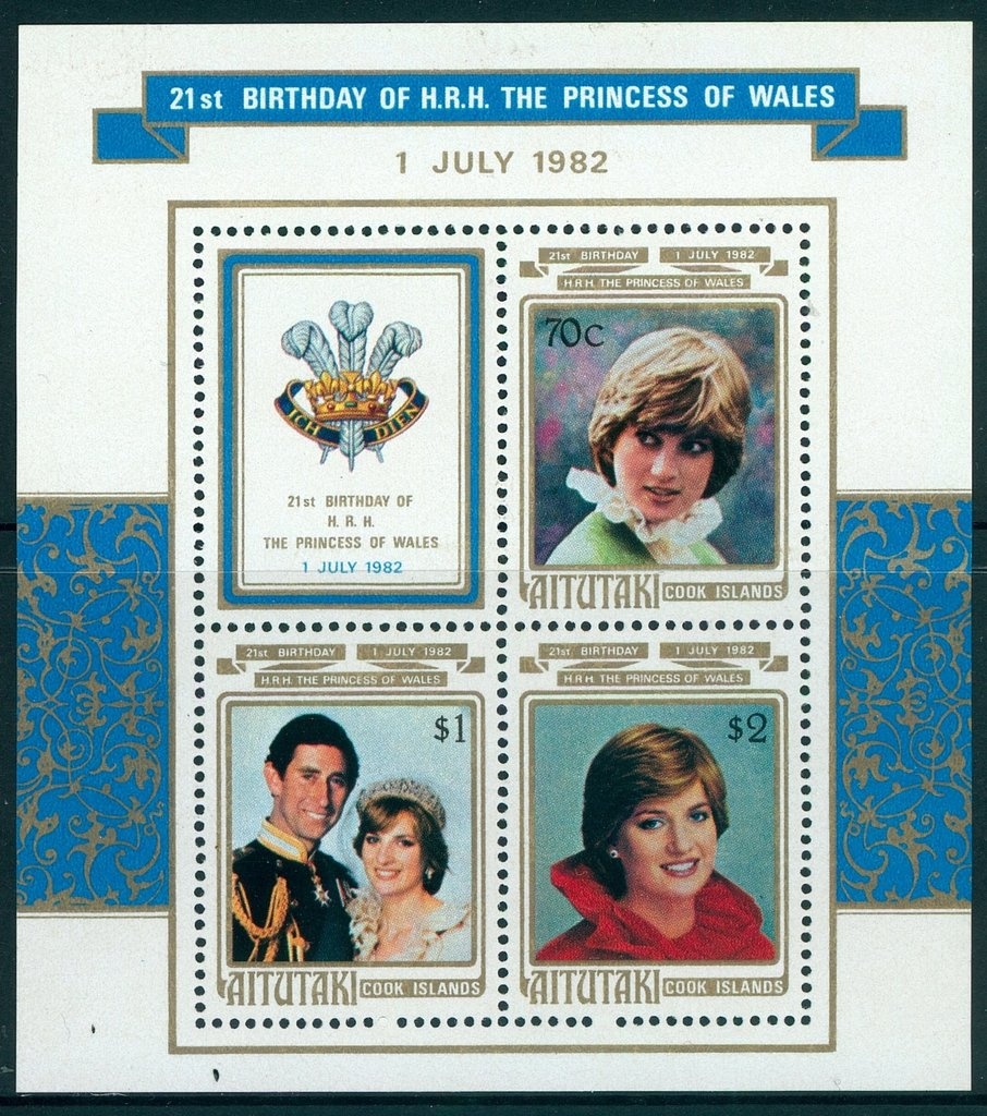 Princess Diana, optd COMMEMORATING THE ROYAL BIRTH
