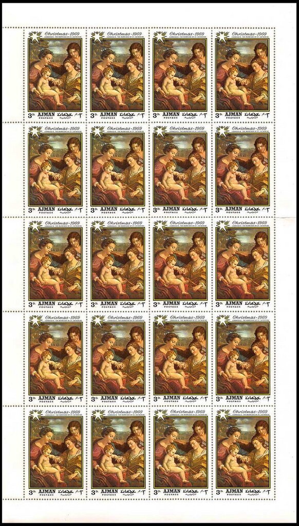 Vaka Motu Canoe, overprinted