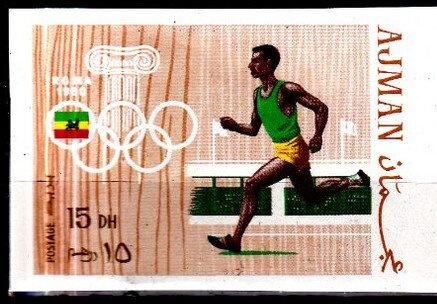 Woman combing her hair