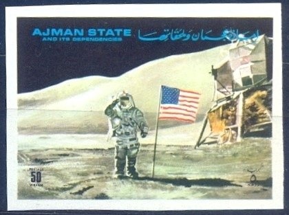 Apollo 11 - Aldrin near Lunar Bug