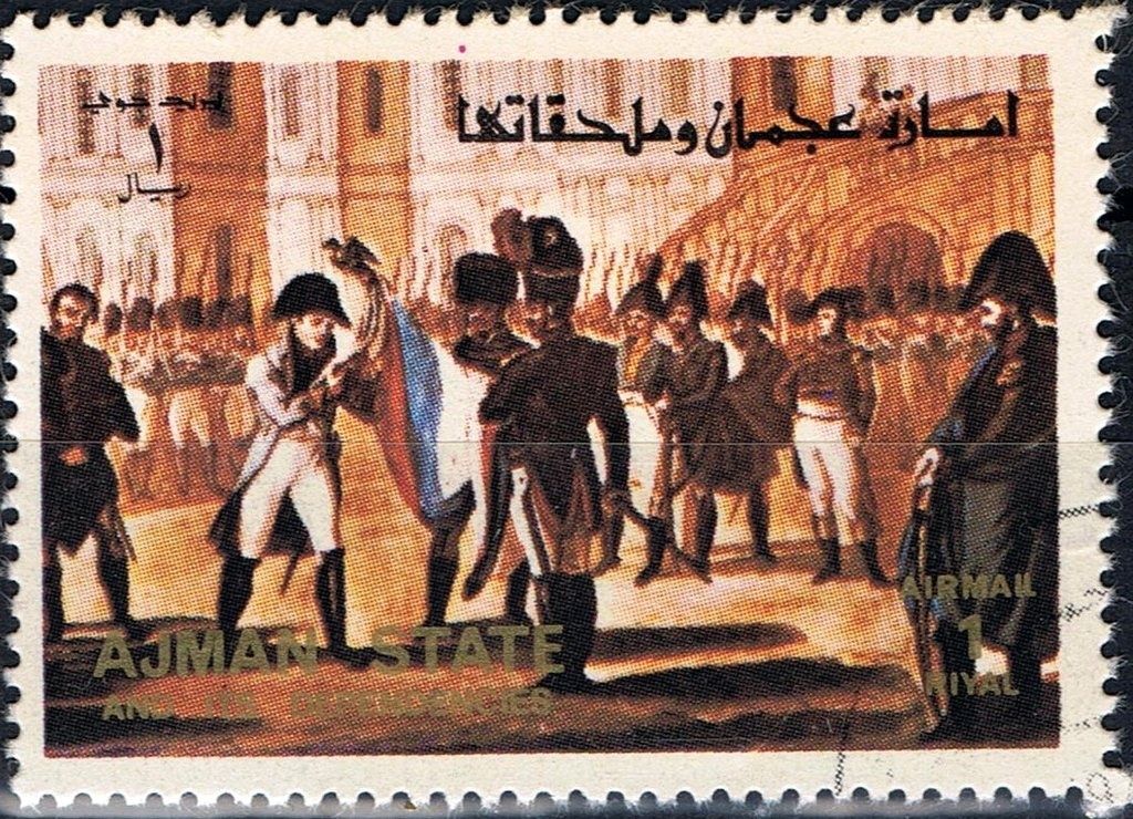 Former Issue with overprint by hand "7. Mars"