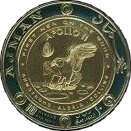 View of Merkaba overprinted and surcharged