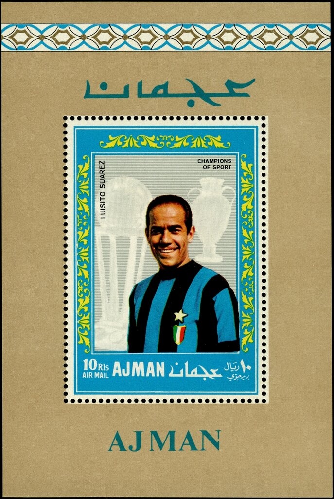 Airplane Crossing Mountains, overprinted in red brown