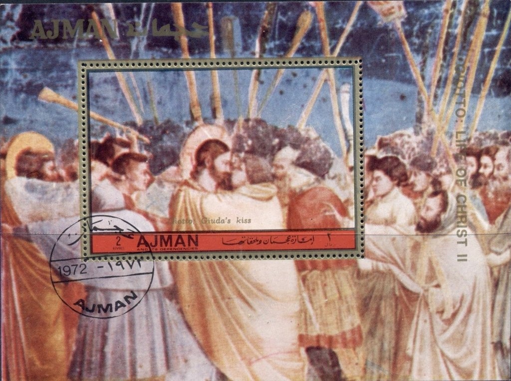 Jesus takes up his Cross