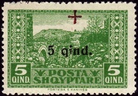 Map of Europe with Albania