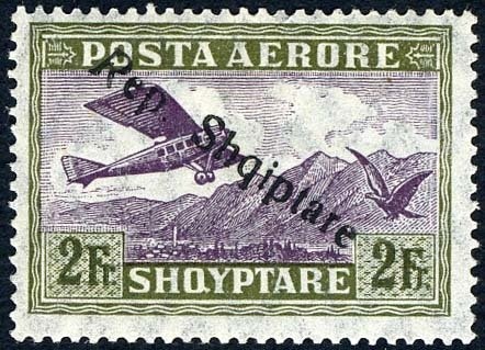 View of Palmyra overprinted