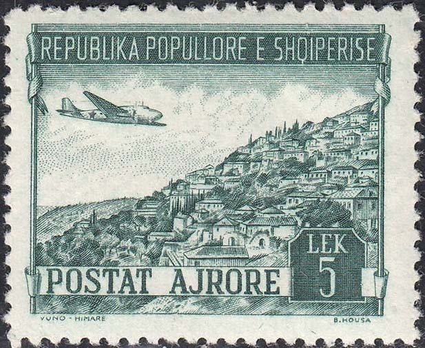 Douglas DC-3 over Vuno (Southern Albania)