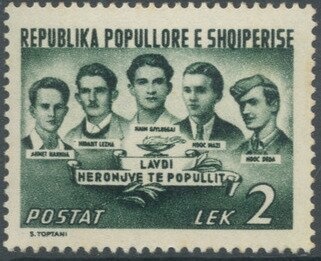 Fighters before National Flag