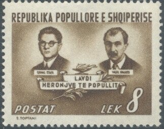 Enver Hoxha and Fighters on the March