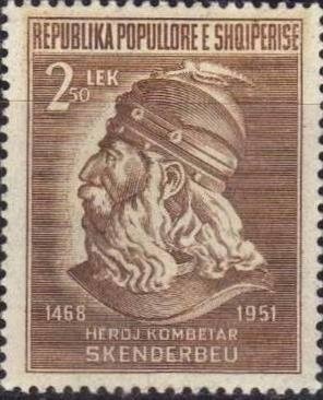 ‭Allegory of death of ‭Skanderbeg